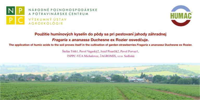 Read more about the article Použitie humínových kyselín do pôdy sa pri pestovaní jahody záhradnej <i>Fragaria</i> x <i>ananassa</i> Duchesne ex Rozier osvedčuje.